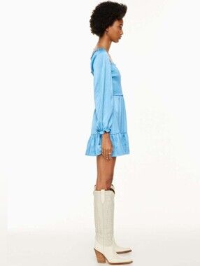 aritzia tempest satin dress Wilfred